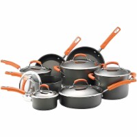 Rachael Ray 87000 14 Piece Set - Orange Handles