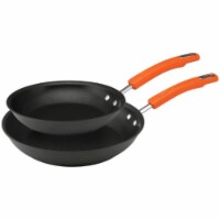 Rachael Ray 87394 Hard Anodized Nonstick Dishwasher Safe Skillets - Pack of 2