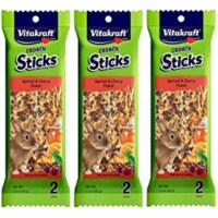 Vitakraft Sun Seed 512014 3.5 oz Conure Crush Sticks - Apricot & Cherry