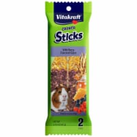Vitakraft® Wild Berry Flavored Glaze Treat for Guinea Pigs Crunch Sticks