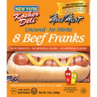 Meal Mart New York Kosher Deli Uncured Beef Franks Perspective: Main