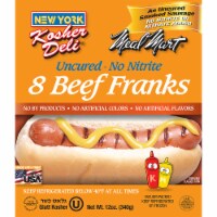 Meal Mart New York Kosher Deli Uncured Beef Franks Perspective: Main