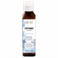 Aura Cacia® Peppermint Harvest Aromatherapy Oil 4 oz Bottle Perspective: Main
