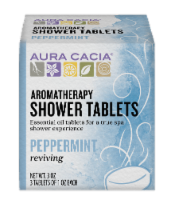 Aura Cacia Peppermint Shower Tablets
