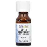 Aura Cacia Pure Essential Oil Sweet Peppermint - 0.5 fl oz (15 ml) Perspective: Main