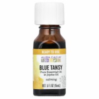 Aura Cacia Pure Essential Oil In Jojoba Oil Blue Tansy - 0.5 fl oz (15 ml)