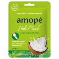 Amope Pedimask Coconut Oil Foot Sock Mask