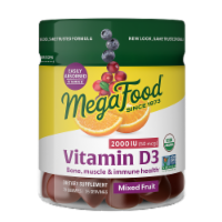 MegaFood® Vitamin D3 Mixed Fruit Gummies 2000 IU Perspective: Main