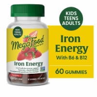 MegaFood® Iron Energy Strawberry Gummies Perspective: Main