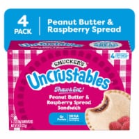 Smucker's Uncrustables Peanut Butter and Raspberry Sandwich, Perspective: Main