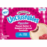 Smucker's Uncrustables Peanut Butter and Raspberry Sandwich, Perspective: Main