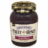Smucker's® Triple Berry Fruit Spread with Honey Perspective: Main