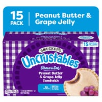 Smucker’s Uncrustables Peanut Butter & Grape Jelly Sandwiches Perspective: Main