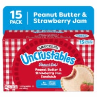 Smucker's Uncrustables Peanut Butter & Strawberry Jam Sandwiches Perspective: Main