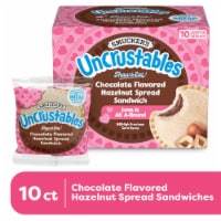 Smucker's Uncrustables Chocolate Flavored Hazelnut Spread Sandwiches Perspective: Main