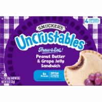 Smucker's Uncrustables Peanut Butter & Grape Jelly Sandwiches Perspective: Main