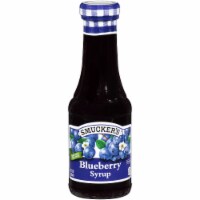 Smuckers Blueberry Syrup, 12 Fluid Ounce -- 6 per case.