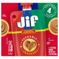 Jif® Creamy Peanut Butter Squeeze Pouches