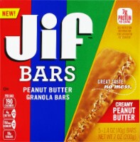 Jif™ Creamy Peanut Butter Granola Bars Perspective: Main