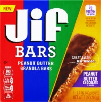 Jif™ Chocolate Peanut Butter Granola Bars Perspective: Main