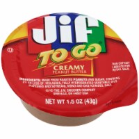 Jif To Go Creamy Peanut Butter, 1.5 Ounce -- 96 per case. Perspective: Main