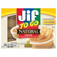 Jif to Go® Natural Creamy Peanut Butter Perspective: Main