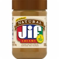 Jif® Natural Creamy Low Sodium Peanut Butter Spread Perspective: Main