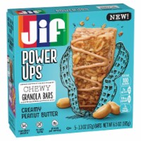 Jif Power Ups Creamy Peanut Butter Chewy Granola Bars Perspective: Main