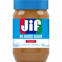 Jif® No Added Sugar Creamy Peanut Butter Spread Perspective: Main