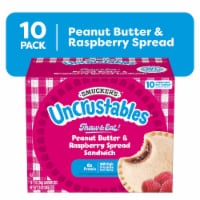 Smucker’s Uncrustables Peanut Butter & Raspberry Spread Sandwiches Perspective: Main