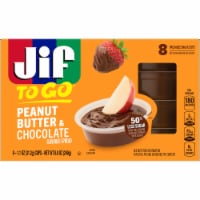 Jif To Go Peanut Butter & Chocolate Flavored Spread Perspective: Main