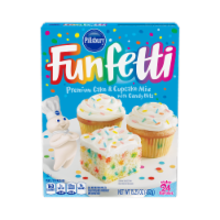 Pillsbury Funfetti Premium Cake and Cupcake Mix Perspective: Main