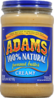 Adam's 100% Natural Creamy Peanut Butter
