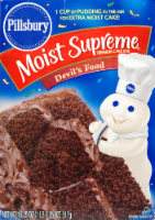 Pillsbury Moist Supreme Devil's Food Cake Mix Perspective: front