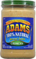 Adam's 100% Natural Crunchy Peanut Butter