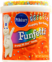 Pillsbury Orange All Star Funfetti Frosting Perspective: Main
