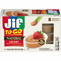 Jif To Go® Natural Peanut Butter Snack Cups Perspective: Main