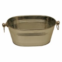 Wald Imports 3636 14 in. Polished Silver Beverage Oval Bucket