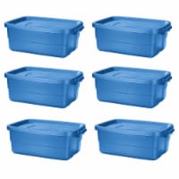 Rubbermaid Roughneck Storage Box with Lid - Indigo, 1 - Fred Meyer