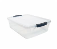 Rubbermaid Cleverstore Storage Tote - Clear Perspective: Main
