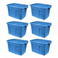 Rubbermaid Roughneck Storage Box with Lid - Indigo, 1 - Gerbes