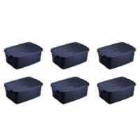 Rubbermaid Roughneck Storage Box with Lid - Indigo Perspective: Main