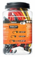 Keeper Assorted Bungee Cord Set 36 in. L x 0.315 in. 12 pk - Total Qty: 1; Each Pack Qty: 12;