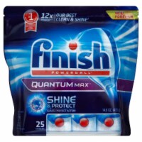 Finish Quantum Max Powerball Dishwasher Detergent Capsules Perspective: Main