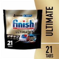 Finish Ultimate Dishwasher Detergent, Premium Dishwashing Tablets, 21 ct Perspective: Main