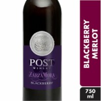 Post Familie Winery ZarzaMora Blackberry Merlot Red Wine Perspective: Main