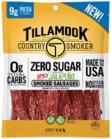 Tillamook® Country Smoker Zero Sugar Spicy Jalapeno Smoked Sausage