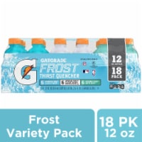 Gatorade® Frost Blue White Teal Sports Drink Variety Pack Bottles Perspective: Main