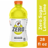 Gatorade Zero Sugar Thirst Quencher Yellow Lemon Lime Electrolyte Enhanced Sports Drink