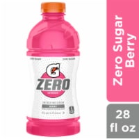 Gatorade Zero Sugar Pink Thirst Quencher Berry Electrolyte Enhanced Sports Drink
